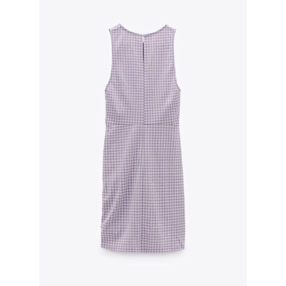 Zara purple gingham dress (worn once!) - Picture 2 of 4